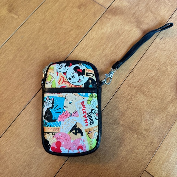 Disney Handbags - Disney Multicolor Cartoon Wristlet